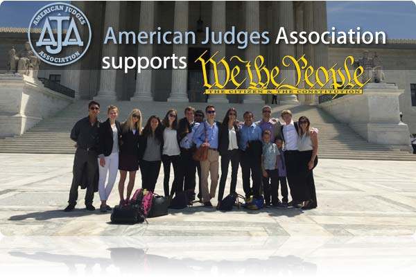 American Judges Foundation The American Judges Foundation donated $3,500 recently to support the We the People program, which teaches young people about the Constitution and American government.
