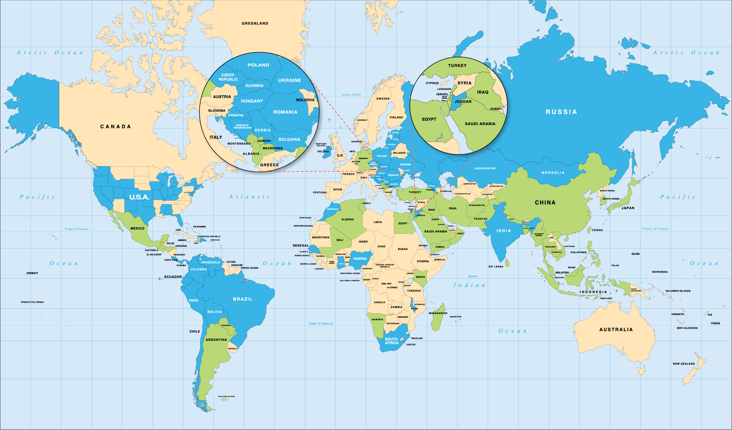 Civitas International Map