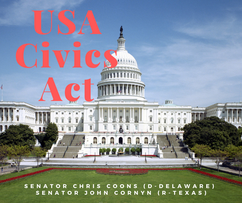 Senators Sponsor USA Civics Act