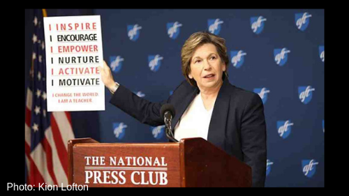 Randi Weingarten Highlights We the People in National Press Club Speech